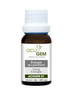 Méridien 01 - Énergie du poumon - ACUGEM gemmothérapie BIO, 15 ml